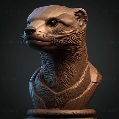 3D model Mustelus ravidus (STL)